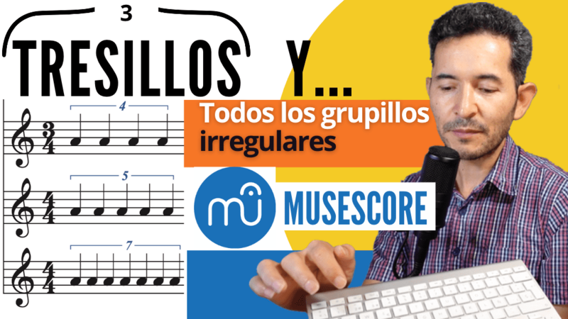 Musescore: dosillos, tresillos, cuatrillos, cinquillos, y otros