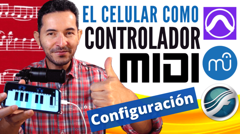 Usar CELULAR como controlador MIDI (En Finale, Musescore y los DAW)