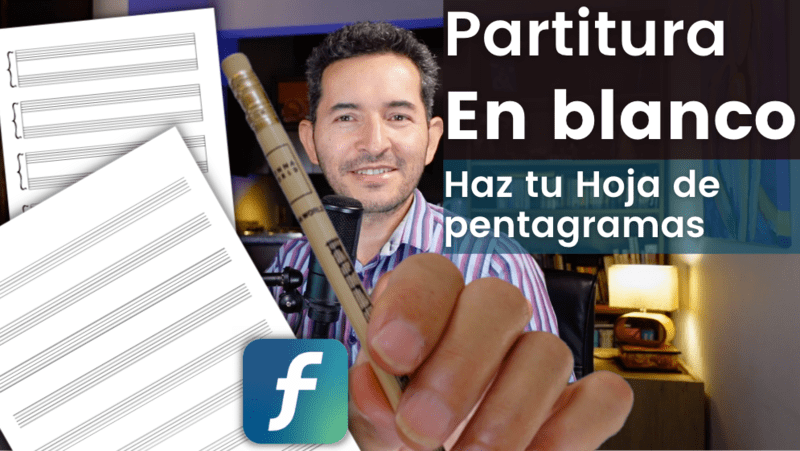 PARTITURA EN BLANCO / Haz tu hoja pentagramada en Finale