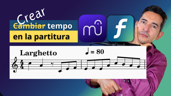 Modificar tempo en MuseScore y en Finale