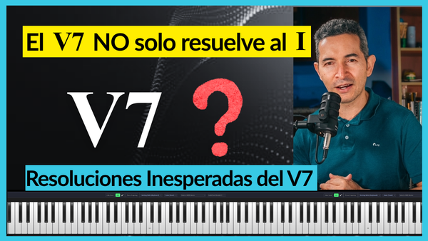 El mito de resolver siempre V7 al primer grado: 11 salidas inesperadas para el acorde dominante